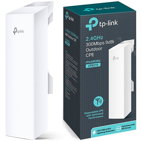 Access Point Tp-Link  Inalambrico Cpe Para Exteriores 2.4ghz 300mbps 2 Ant Internas Mimo 9dbi