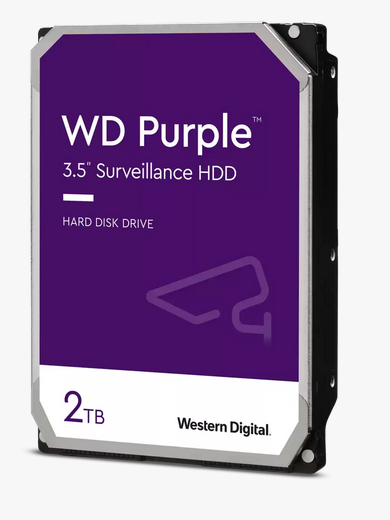 Disco Duro WD PURPLE 2TB 3.5" - 5400RPM DVR