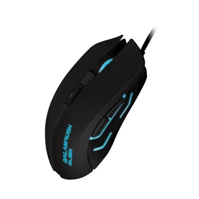 MOUSE BALAM RUSH / ELION / USB LED 4 COLORES 2400 DPI 5 BOTONES/COLOR NEGRO/BR-929707