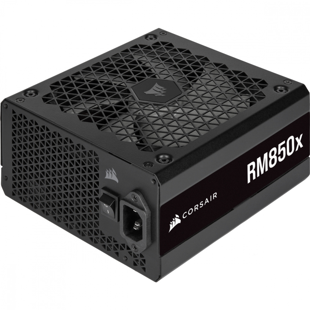 Fuente de Alimentación 850 Vatios | Corsair RM850x | 80 Plus Gold | ATX |Totalmente Modular (Ventilador con Levitación Magnética de 135 mm, Condensadores Japoneses, Amplia Compatibilidad) EU, Negro