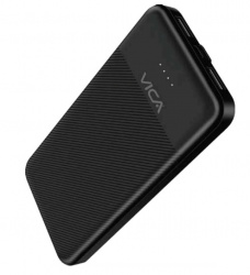 Cargador Portátil Vica Power Bank, 10000mAh, Negro