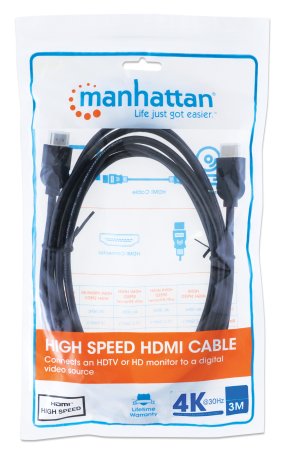 CABLE HDMI,MANHATTAN,306126, 1.3 M-M 3.0M BOLSA