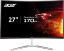 Monitor Gamer Acer Nitro 27" Curvo WQHD (2560 x 1440) Panel VA | FreeSync Premium | 170Hz | 1ms | Puertos HDMI y DisplayPort