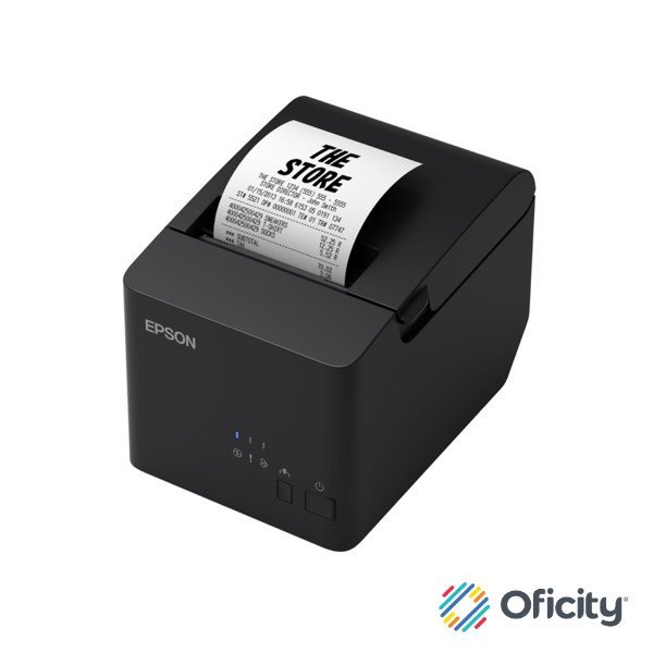 Epson T20IV-L Impresora de Tickets, Térmica Directa, USB/Ethernet, 203 x 203 DPI